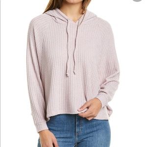 Chaser Sparkle Oversized Thermal Hoodie